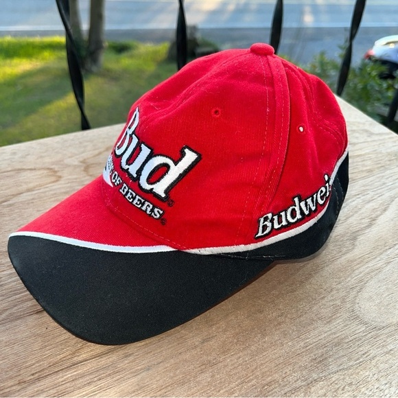 Vintage Dale Earnhardt Jr snapback hat cap NASCAR Racing Budweiser Deadstock - Picture 2 of 8